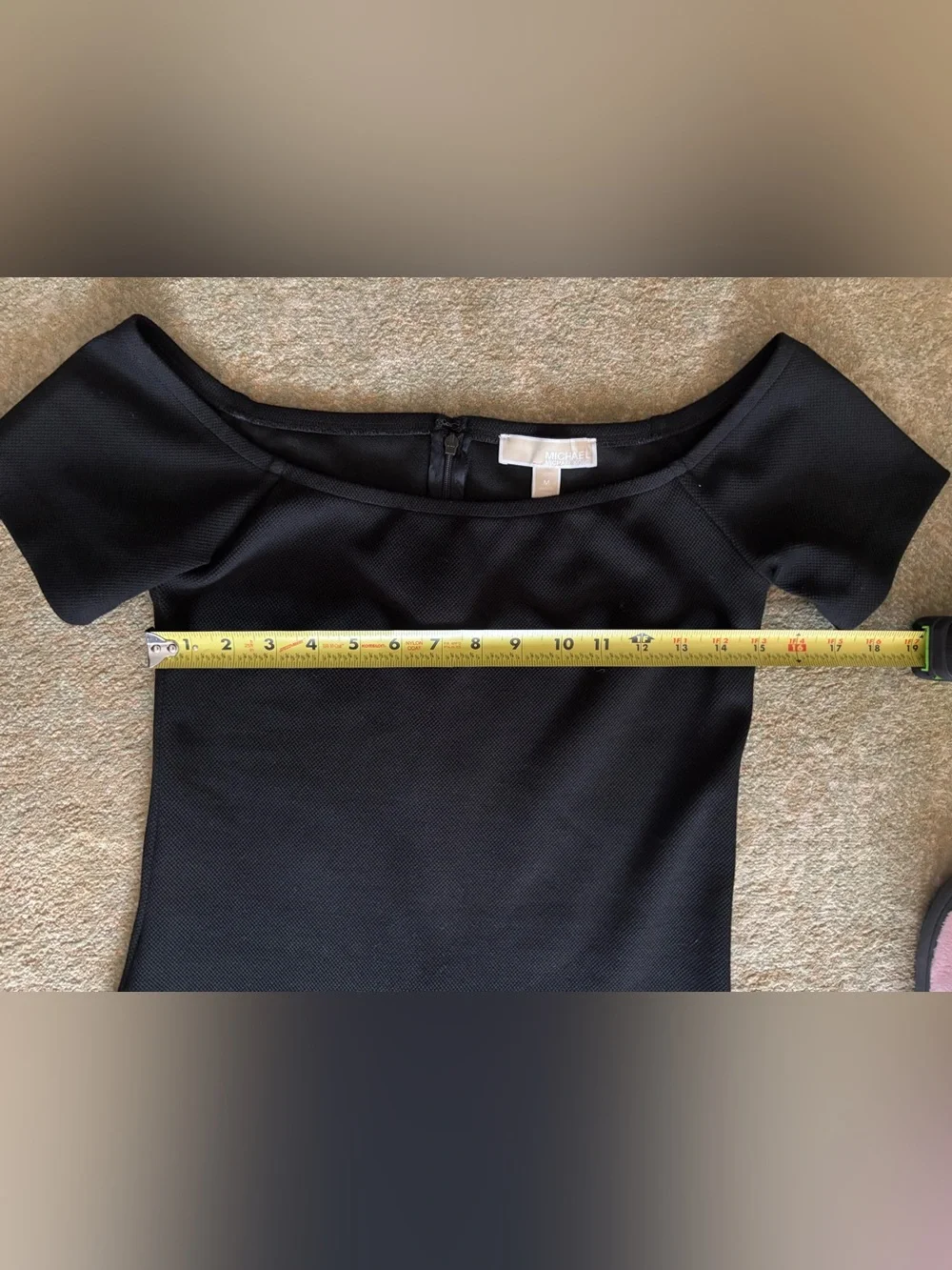 MICHAEL Michael Kors Black Stretch Sheath Bodycon Dress Size M